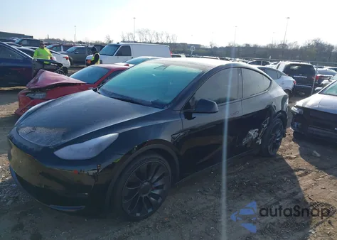 2021 Tesla Model Y Performance Dual Motor All-Wheel Drive from USA, damaged, VIN 5YJYGDEF2MF201974